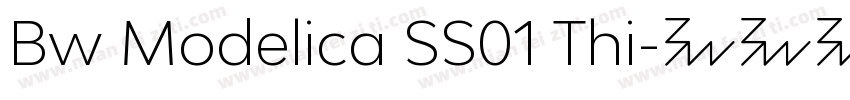 Bw Modelica SS01 Thi字体转换